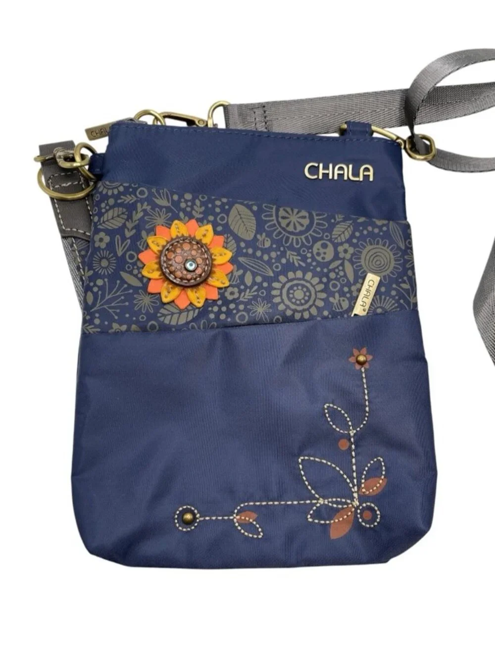 CHALA Sunflower Crossbody Bag Navy Venture Evolution RFID